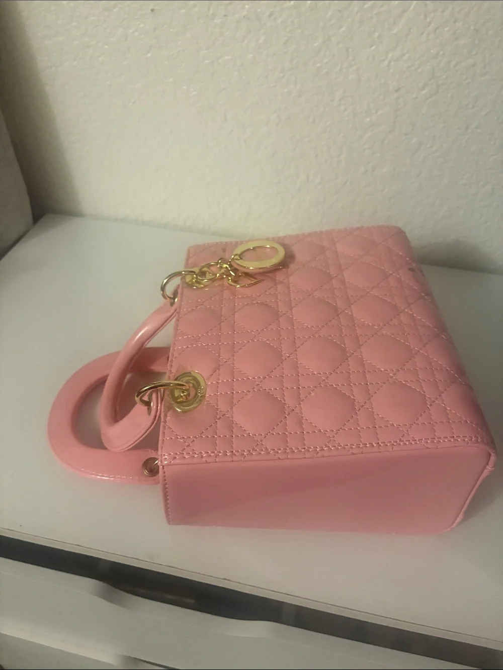 Pink Patent Lady Mini Satchel